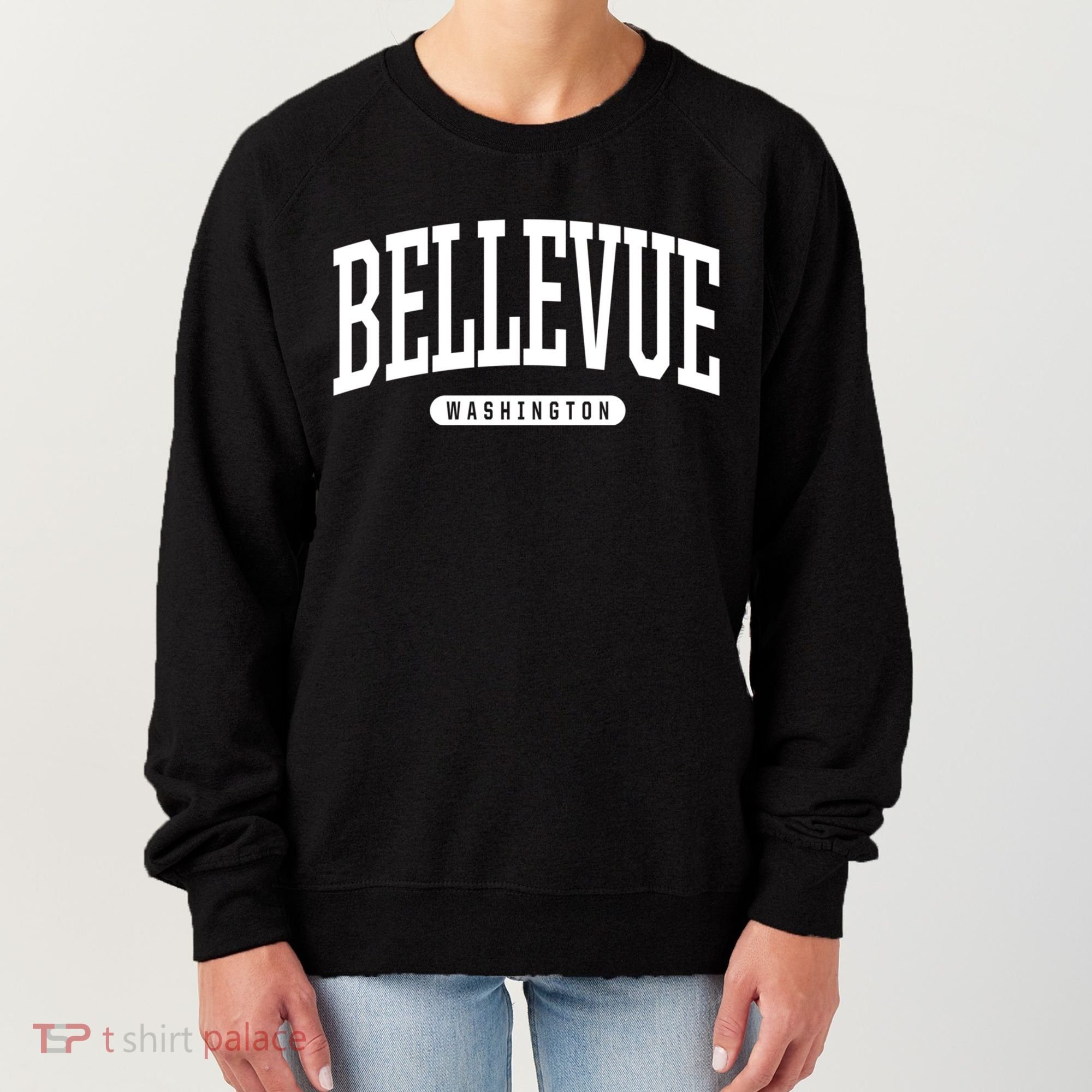 Bellevue Washington Souvenirs College Style Bellevue Washington Souvenir Gift Women's Sweatshirt