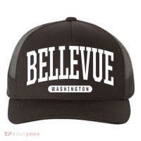 Bellevue Washington Souvenirs College Style Bellevue Washington Souvenir Gift Yupoong Adult 5-Panel Trucker Hat thumb 0