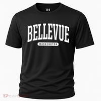 Bellevue Washington Souvenirs College Style Bellevue Washington Souvenir Gift Cooling Performance Crew T-Shirt thumb 0