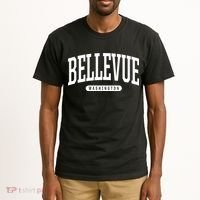 Bellevue Washington Souvenirs College Style Bellevue Washington Souvenir Gift Tall T-Shirt thumb 2
