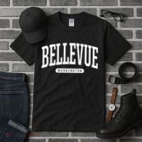 Bellevue Washington Souvenirs College Style Bellevue Washington Souvenir Gift Tall T-Shirt thumb 3