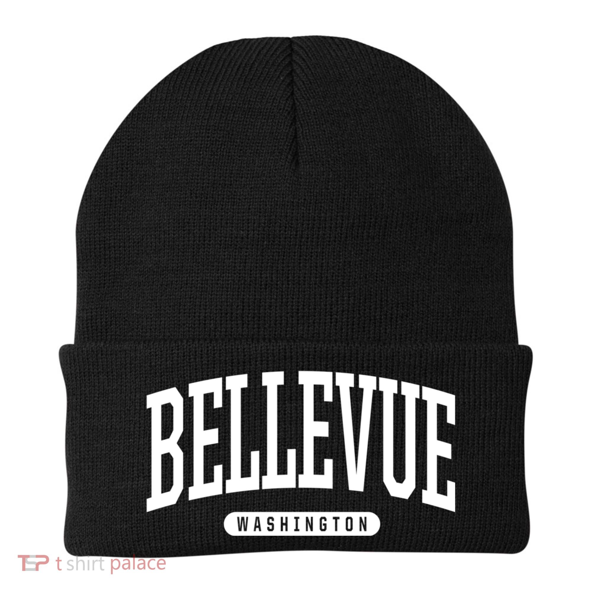 Bellevue Washington Souvenirs College Style Bellevue Washington Souvenir Gift Beanie