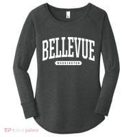 Bellevue Washington Souvenirs College Style Bellevue Washington Souvenir Gift Women's Perfect Tri Tunic Long Sleeve Shirt thumb 0