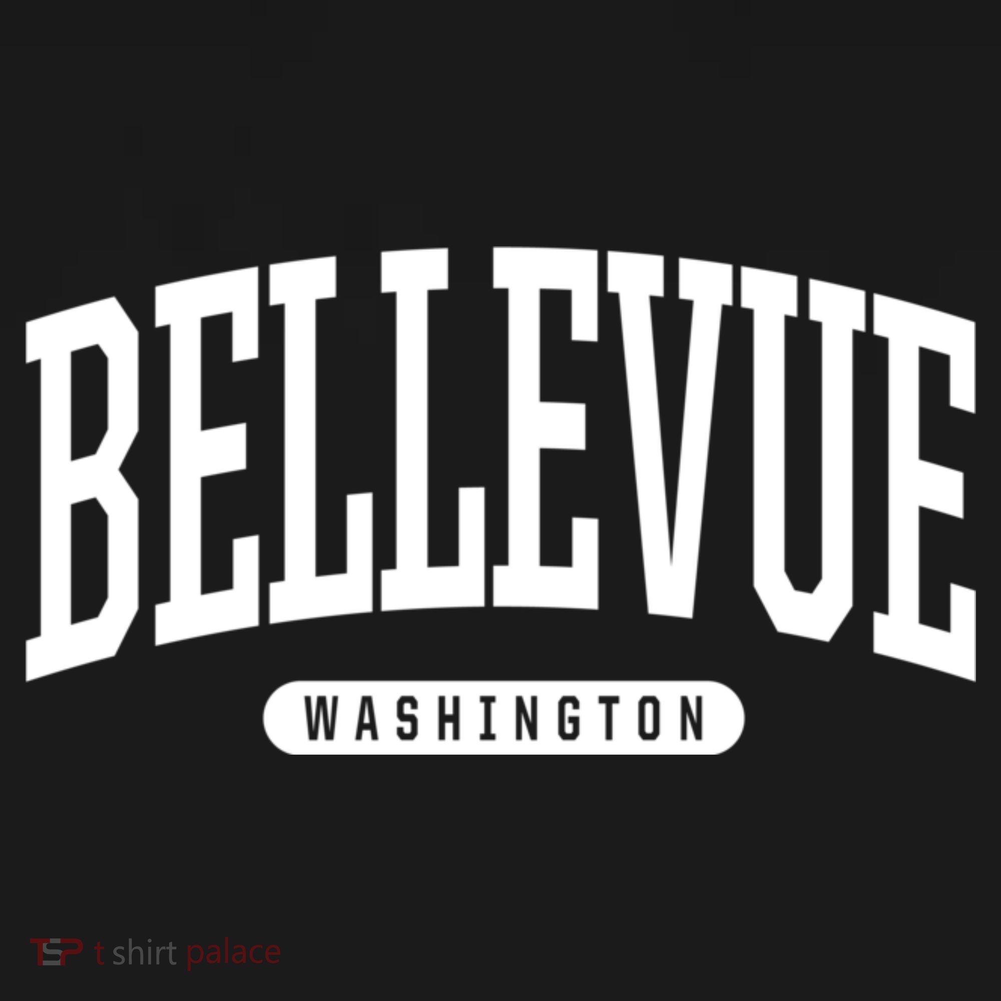 Bellevue Washington Souvenirs College Style Bellevue Washington Souvenir Gift Women's Hoodie
