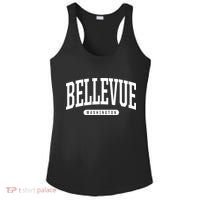 Bellevue Washington Souvenirs College Style Bellevue Washington Souvenir Gift Ladies PosiCharge Competitor Racerback Tank thumb 0