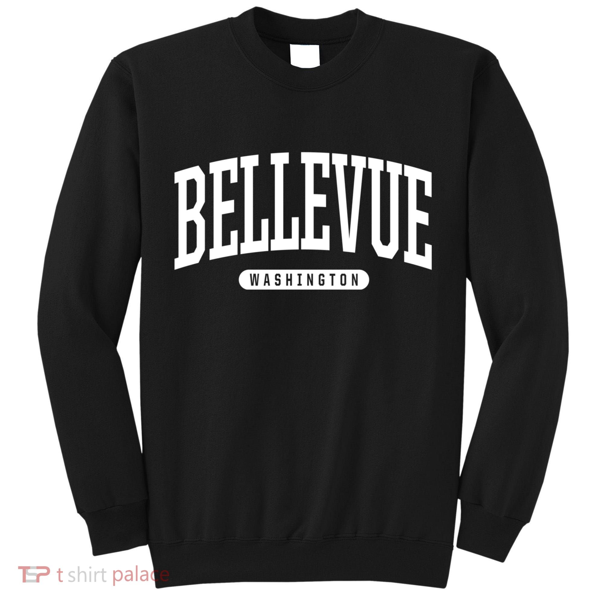 Bellevue Washington Souvenirs College Style Bellevue Washington Souvenir Gift Tall Sweatshirt
