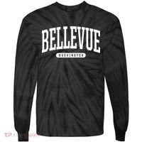 Bellevue Washington Souvenirs College Style Bellevue Washington Souvenir Gift Tie-Dye Long Sleeve Shirt thumb 0