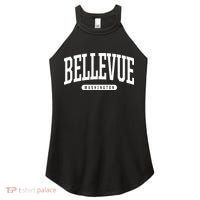 Bellevue Washington Souvenirs College Style Bellevue Washington Souvenir Gift Women's Perfect Tri Rocker Tank thumb 0