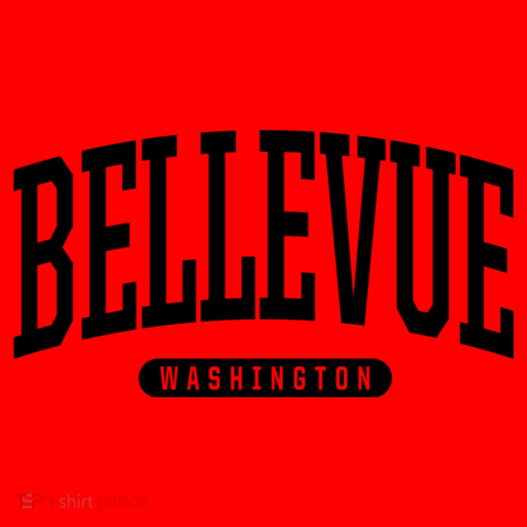 Bellevue Washington Souvenirs College Style Bellevue Washington Souvenir Gift Santa Hat