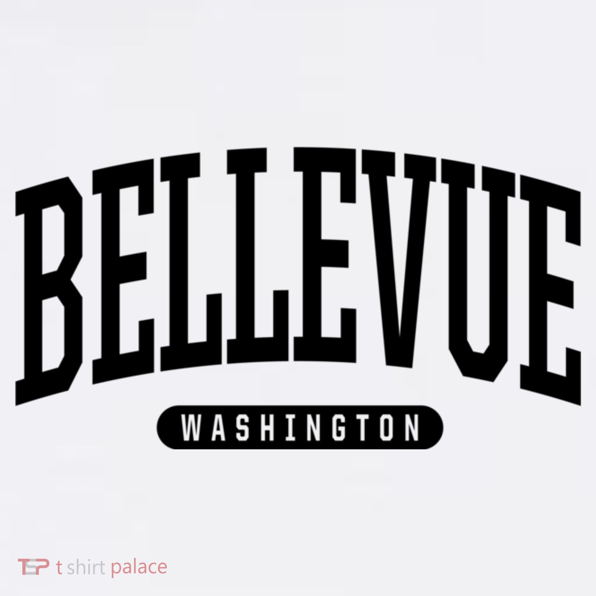 Bellevue Washington Souvenirs College Style Bellevue Washington Souvenir Gift Garment-Dyed Sweatshirt