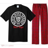 Black Wall Street Seal Greenwood Tulsa Oklahoma Never Forget Pajama Set thumb 0