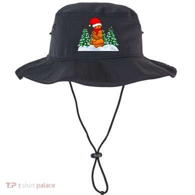 Basketball Winter Snowman Santa Bucket Hat