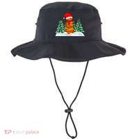 Basketball Winter Snowman Santa Bucket Hat thumb 0