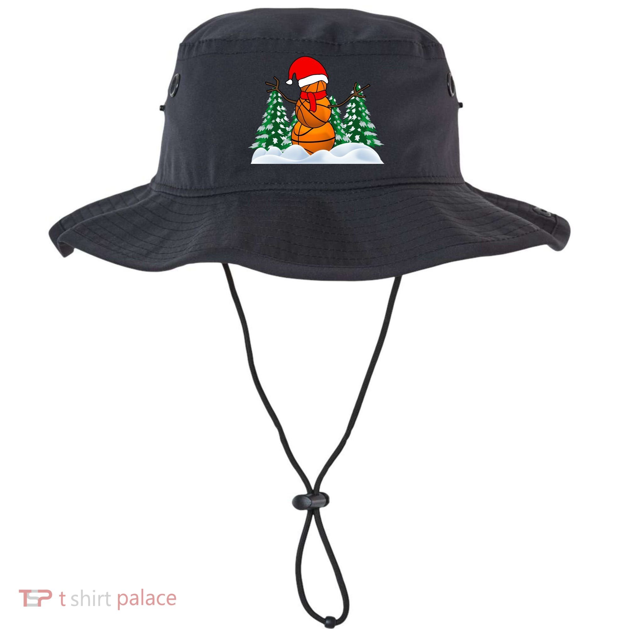 Basketball Winter Snowman Santa Bucket Hat