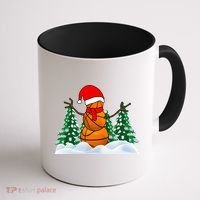 Basketball Winter Snowman Santa Coffee Mug thumb 1