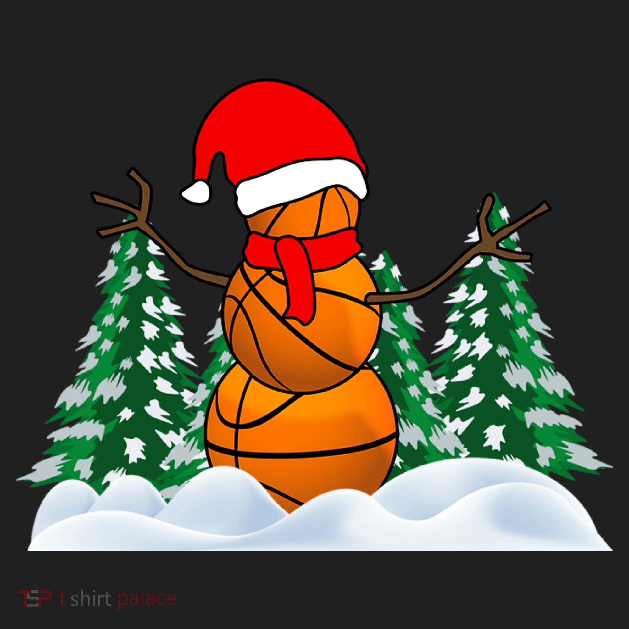 Basketball Winter Snowman Santa Beanie