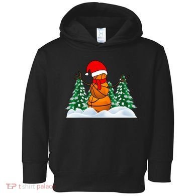 Basketball Winter Snowman Santa Toddler Hoodie