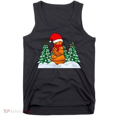Basketball Winter Snowman Santa Tank Top
