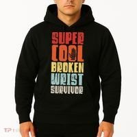 Broken Wrist Survivor Hand Injury Recovery Arm Surgery Gift Hoodie thumb 2