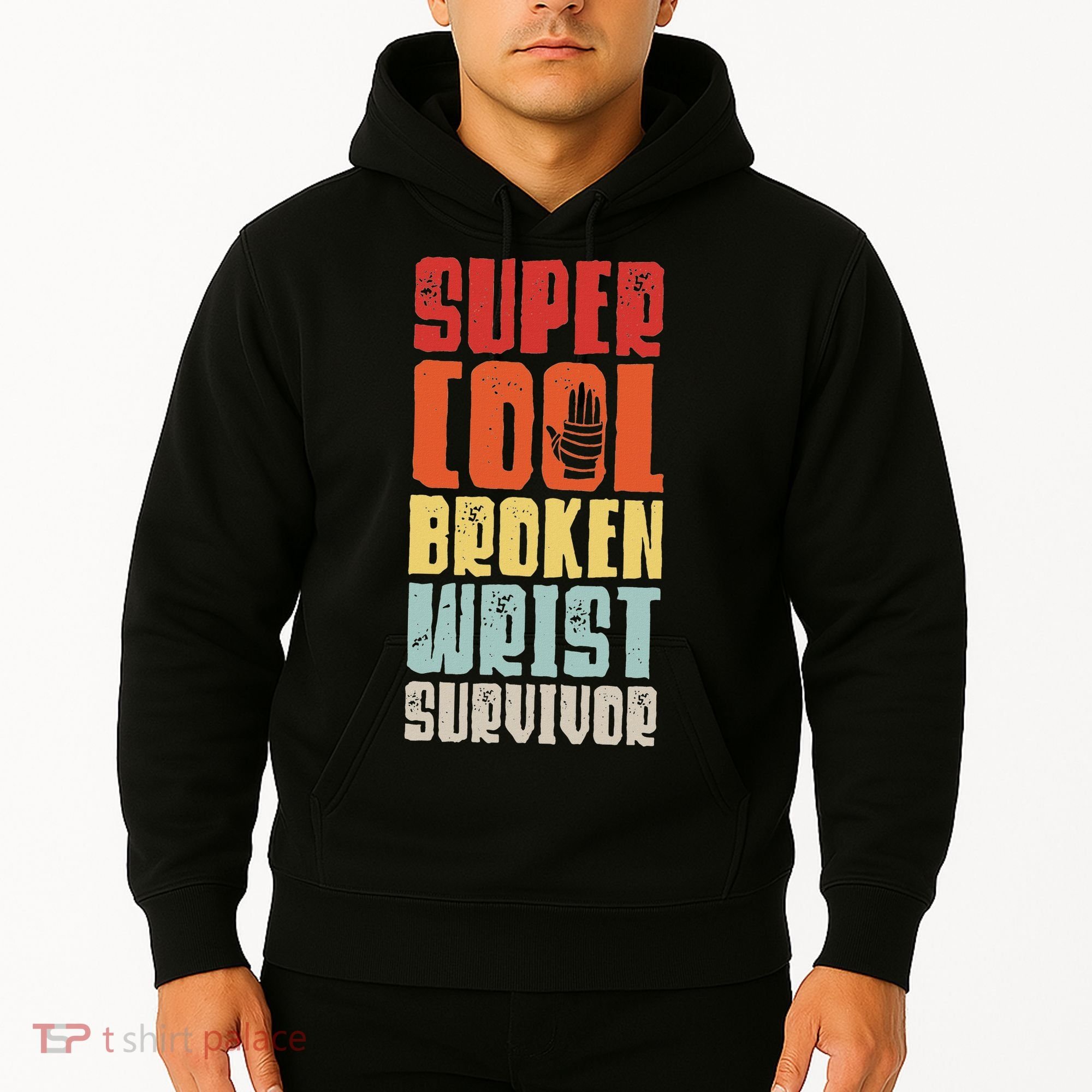 Broken Wrist Survivor Hand Injury Recovery Arm Surgery Gift Hoodie