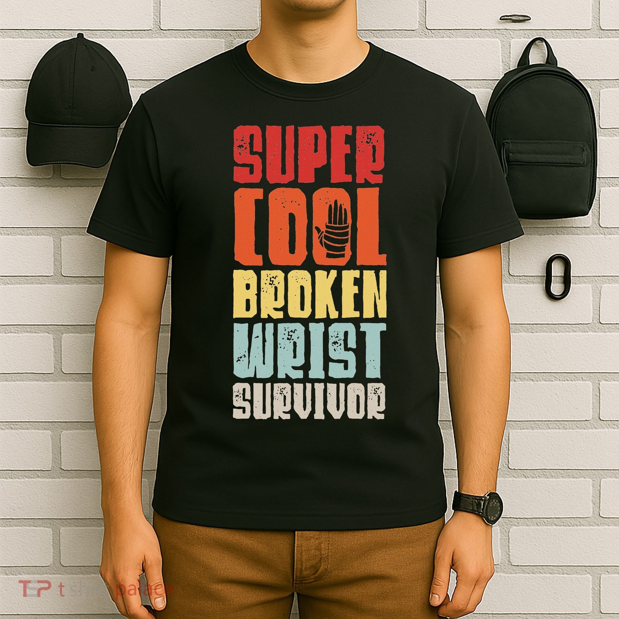 Broken Wrist Survivor Hand Injury Recovery Arm Surgery Gift T-Shirt