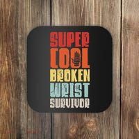 Broken Wrist Survivor Hand Injury Recovery Arm Surgery Gift Coaster thumb 0