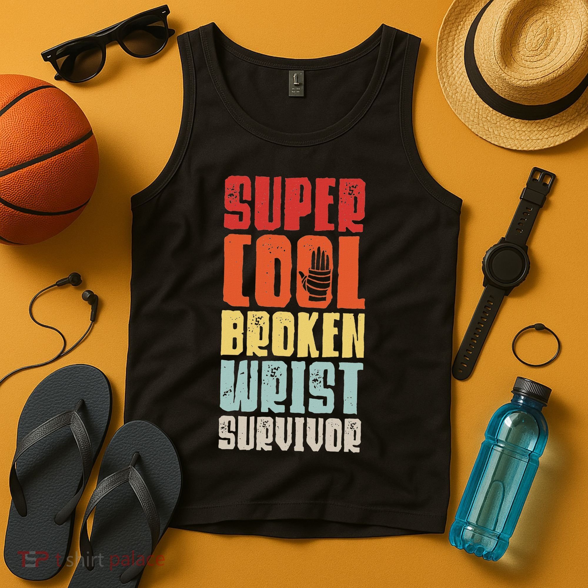 Broken Wrist Survivor Hand Injury Recovery Arm Surgery Gift Tank Top