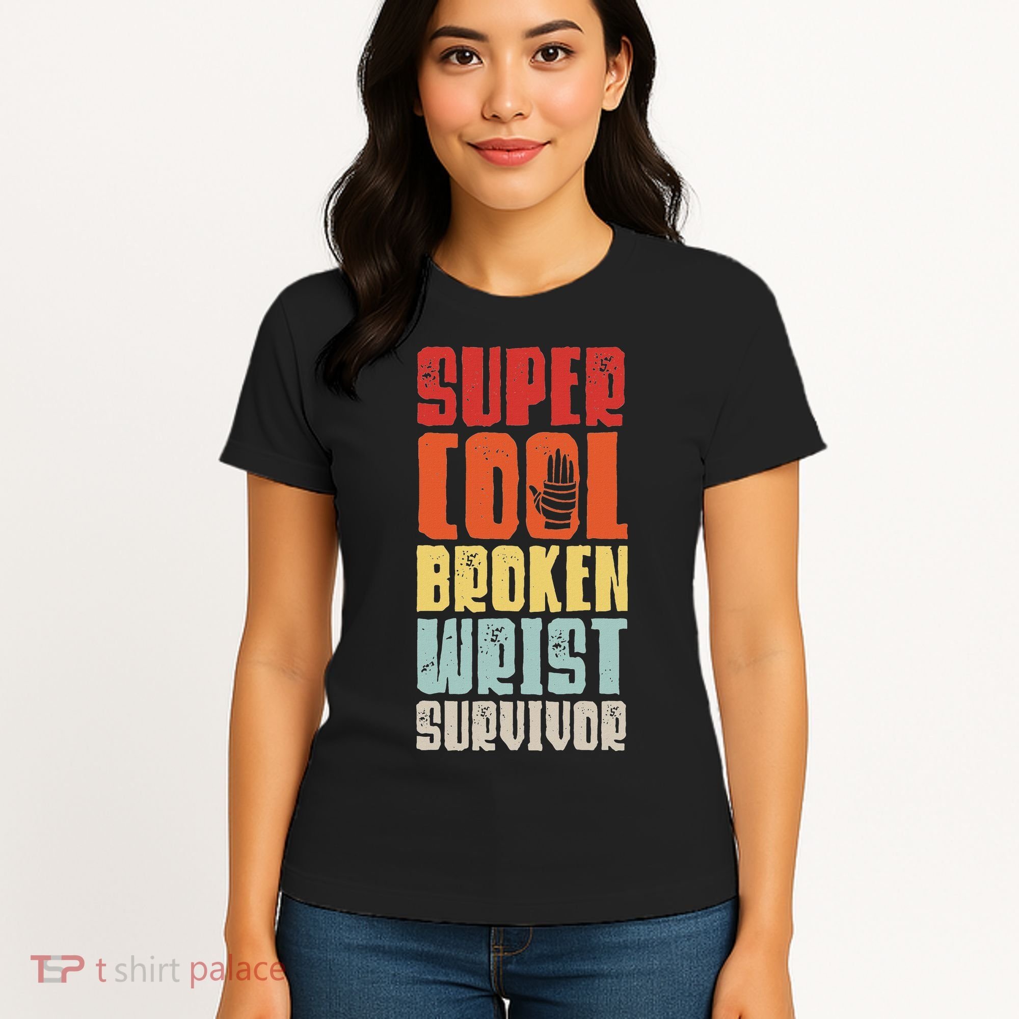 Broken Wrist Survivor Hand Injury Recovery Arm Surgery Gift Women's T-Shirt
