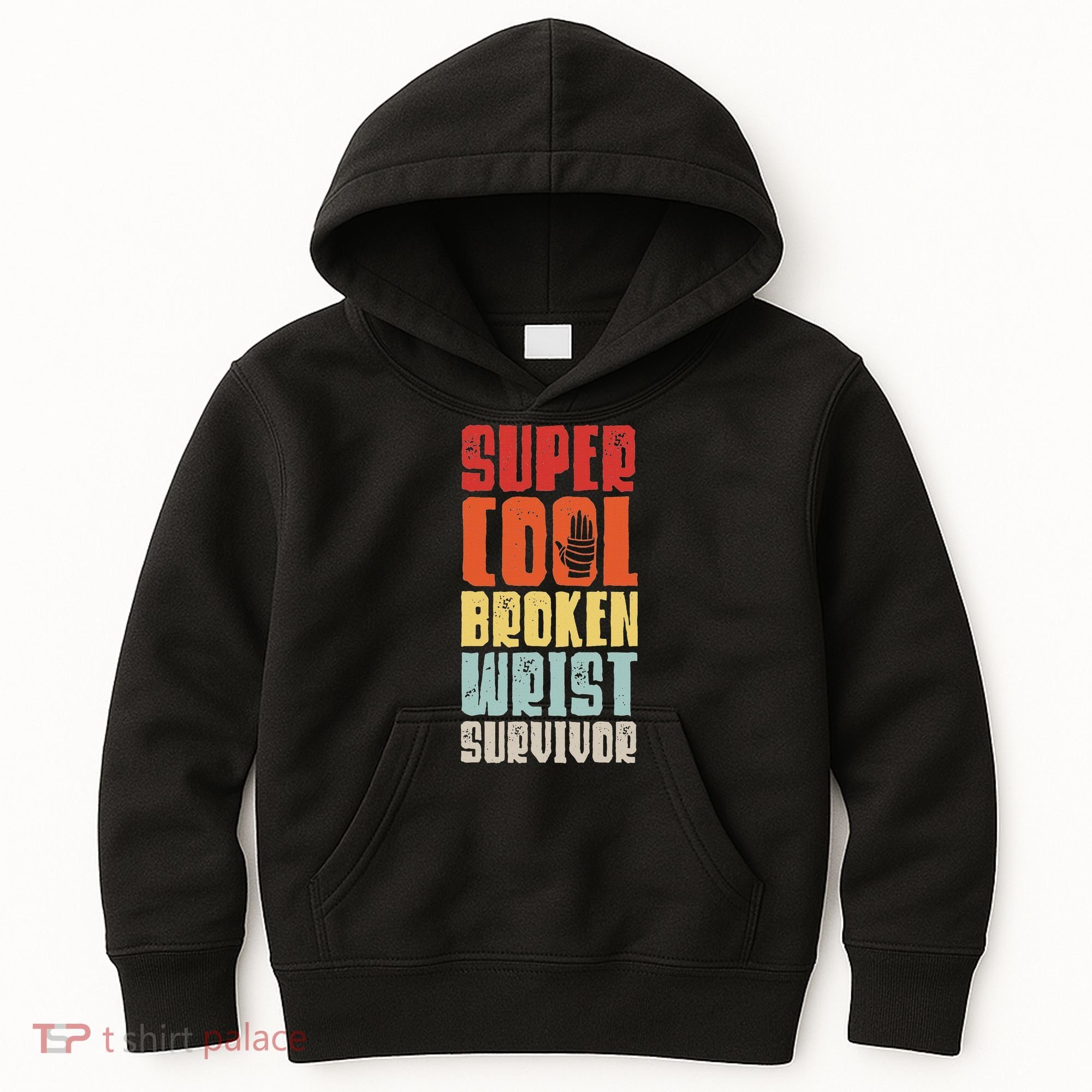 Broken Wrist Survivor Hand Injury Recovery Arm Surgery Gift Kids Hoodie