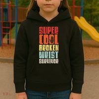 Broken Wrist Survivor Hand Injury Recovery Arm Surgery Gift Kids Hoodie thumb 3