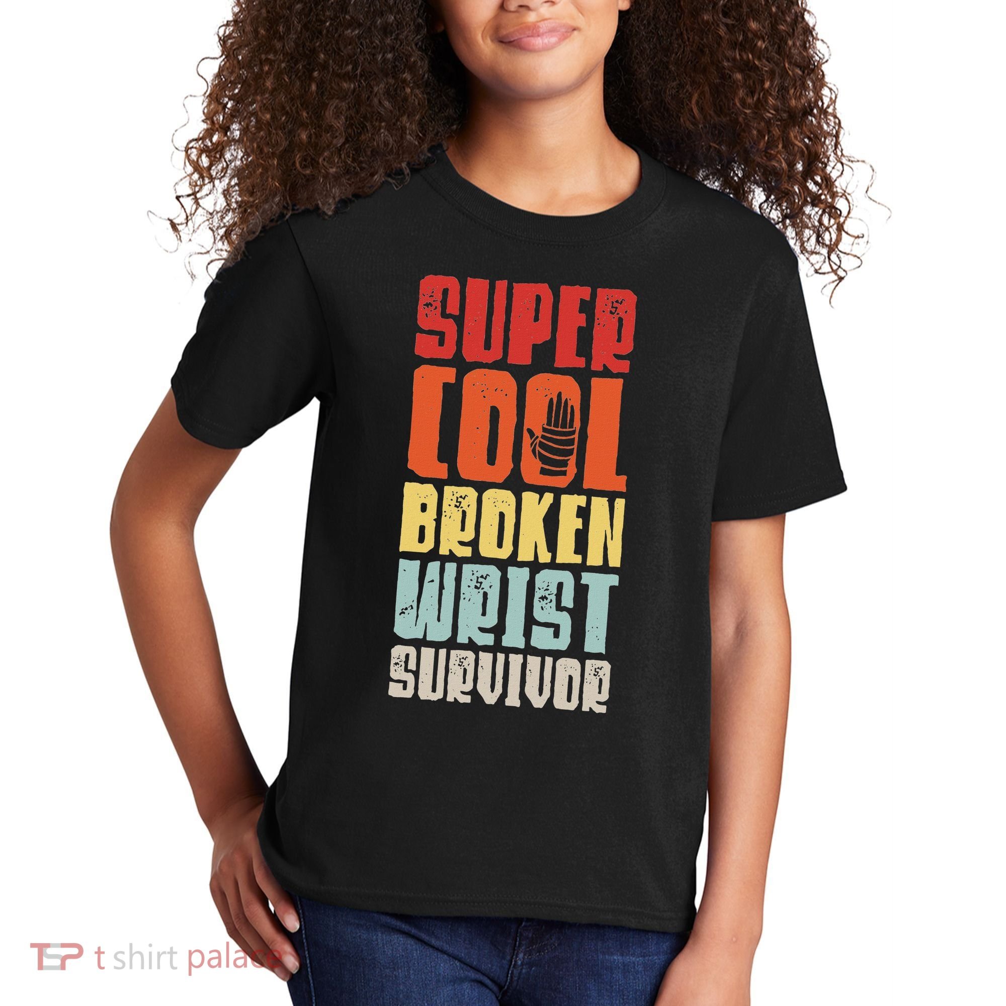 Broken Wrist Survivor Hand Injury Recovery Arm Surgery Gift Kids T-Shirt