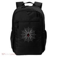 Black Widow Spider Cobweb Spooky Gift Backpack thumb 0