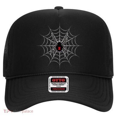Black Widow Spider Cobweb Spooky Gift Hat