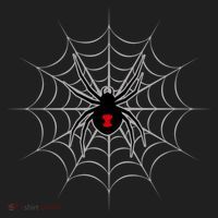Black Widow Spider Cobweb Spooky Gift Hat thumb 2