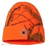 Black Widow Spider Cobweb Spooky Gift Kati Licensed 12" Camo Cuffed Beanie thumb 0