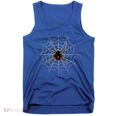 Black Widow Spider Cobweb Spooky Gift Tank Top