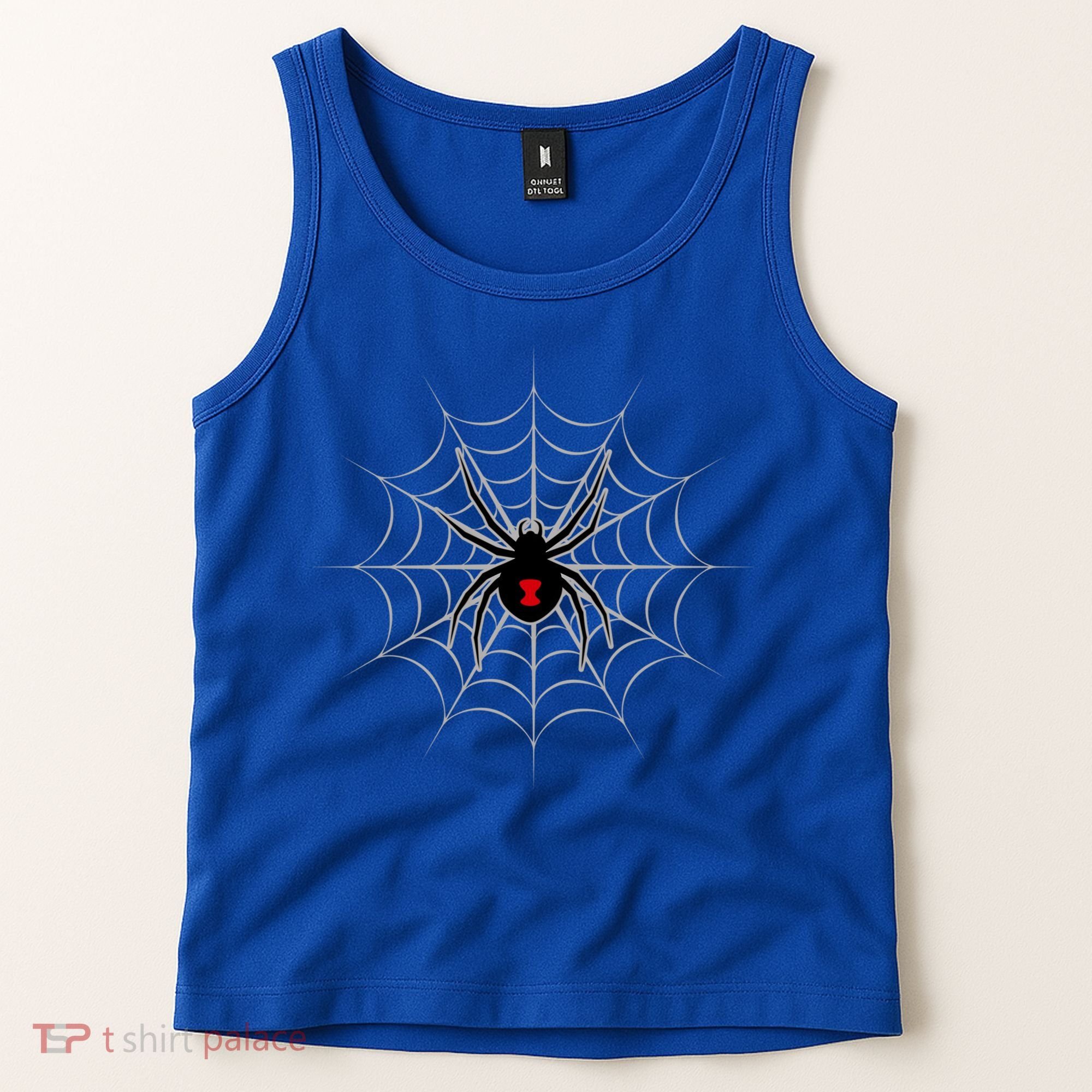 Black Widow Spider Cobweb Spooky Gift Tank Top