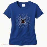 Black Widow Spider Cobweb Spooky Gift Women's T-Shirt thumb 0