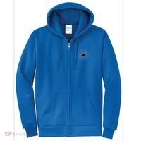 Black Widow Spider Cobweb Spooky Gift Full Zip Hoodie thumb 0