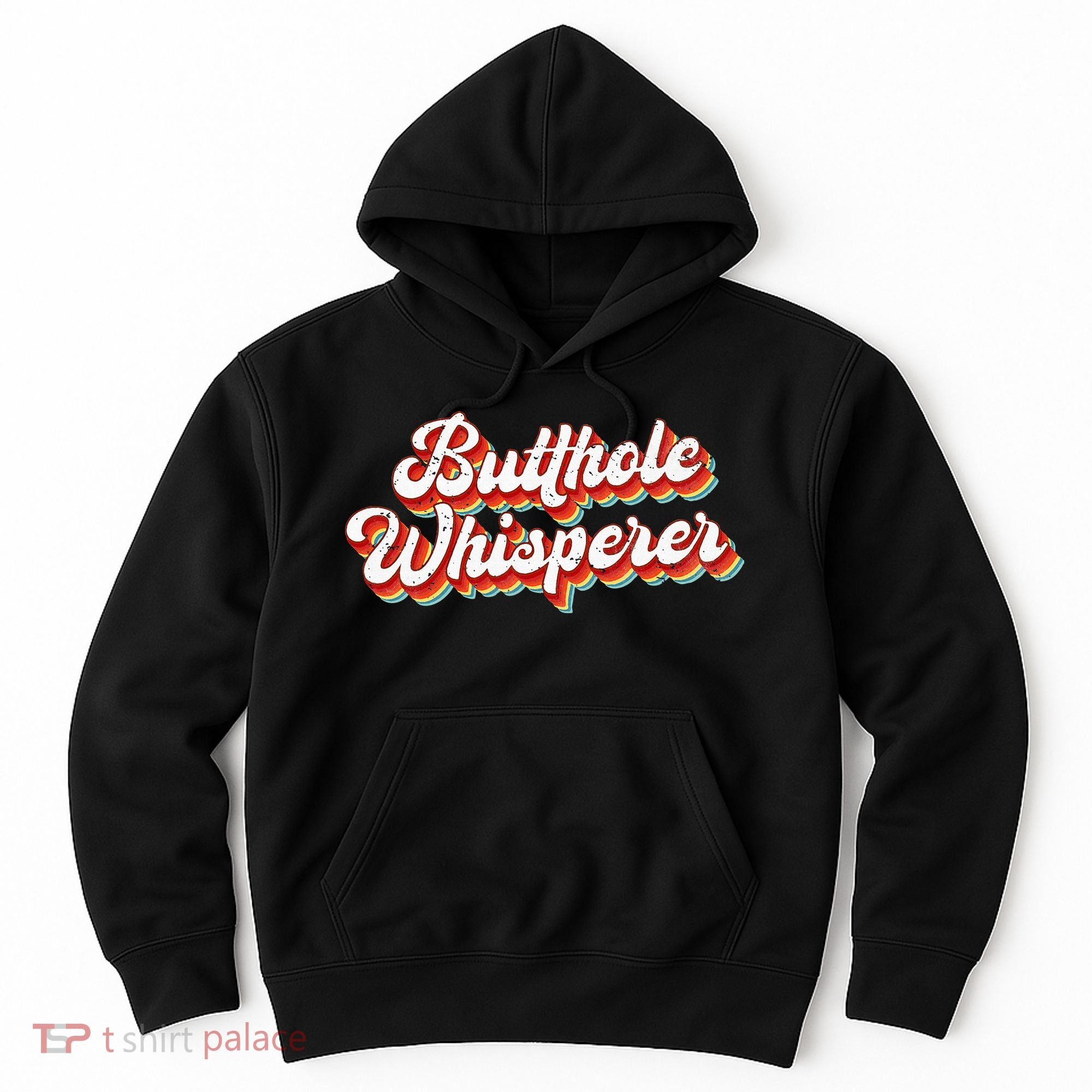 Butthole Whisperer Sarcastic Jokes Retro Hoodie