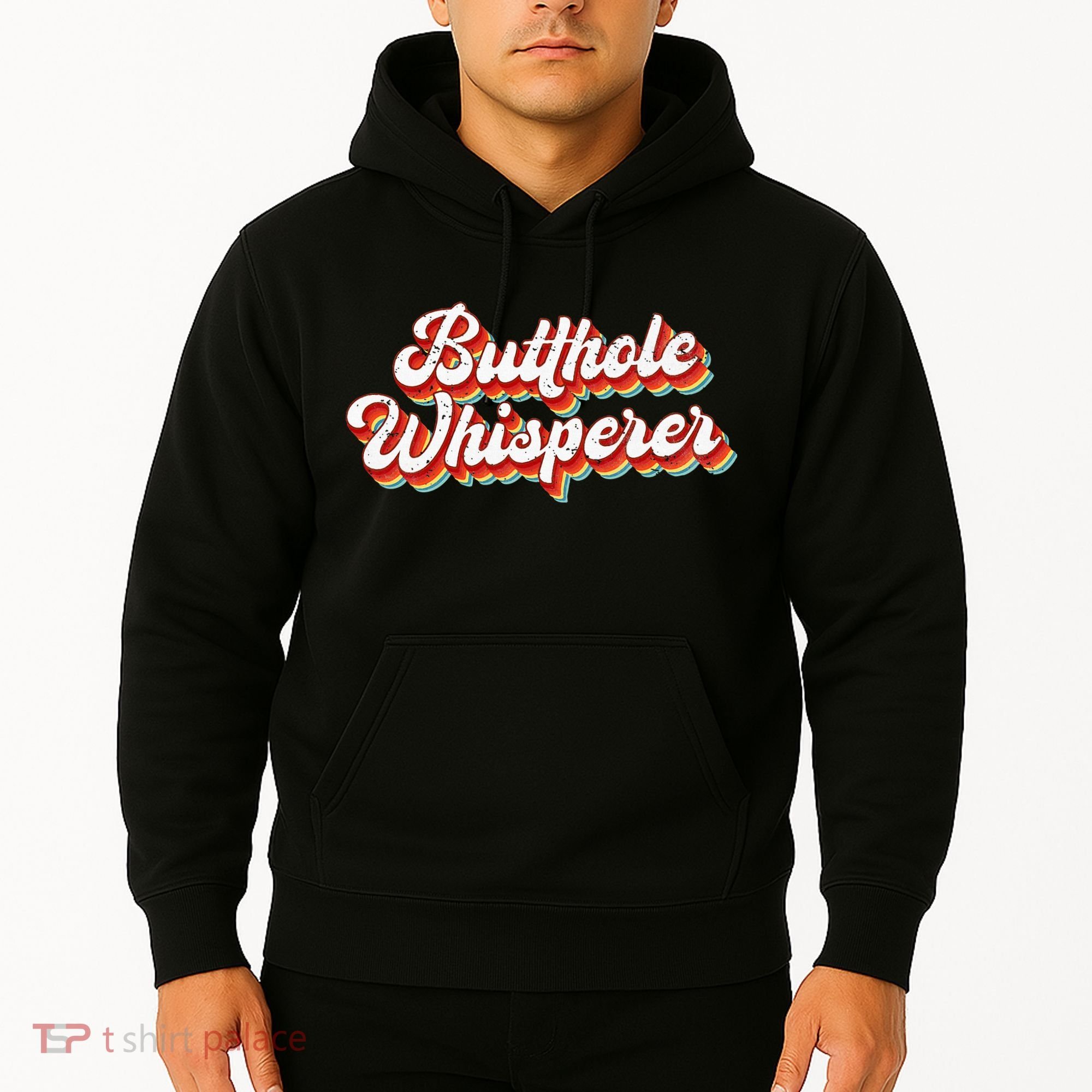 Butthole Whisperer Sarcastic Jokes Retro Hoodie