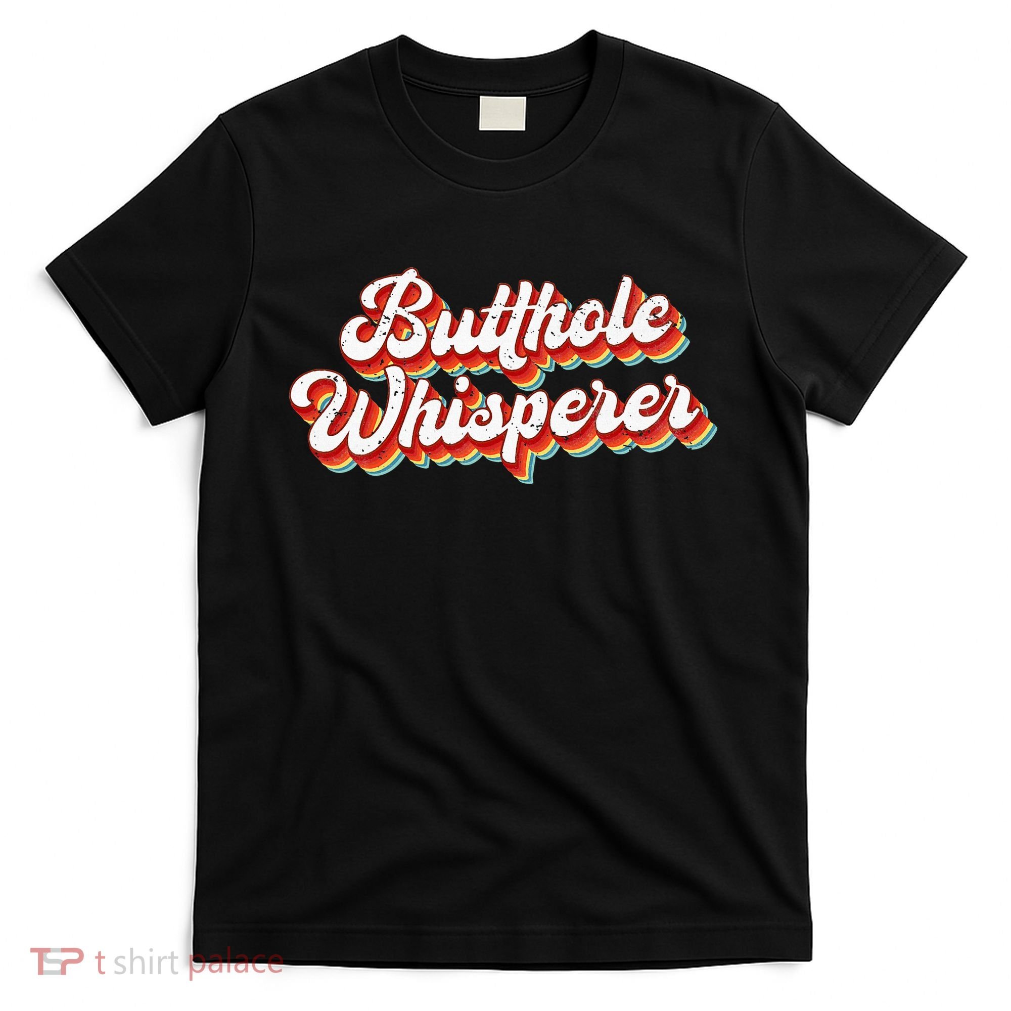Butthole Whisperer Sarcastic Jokes Retro T-Shirt
