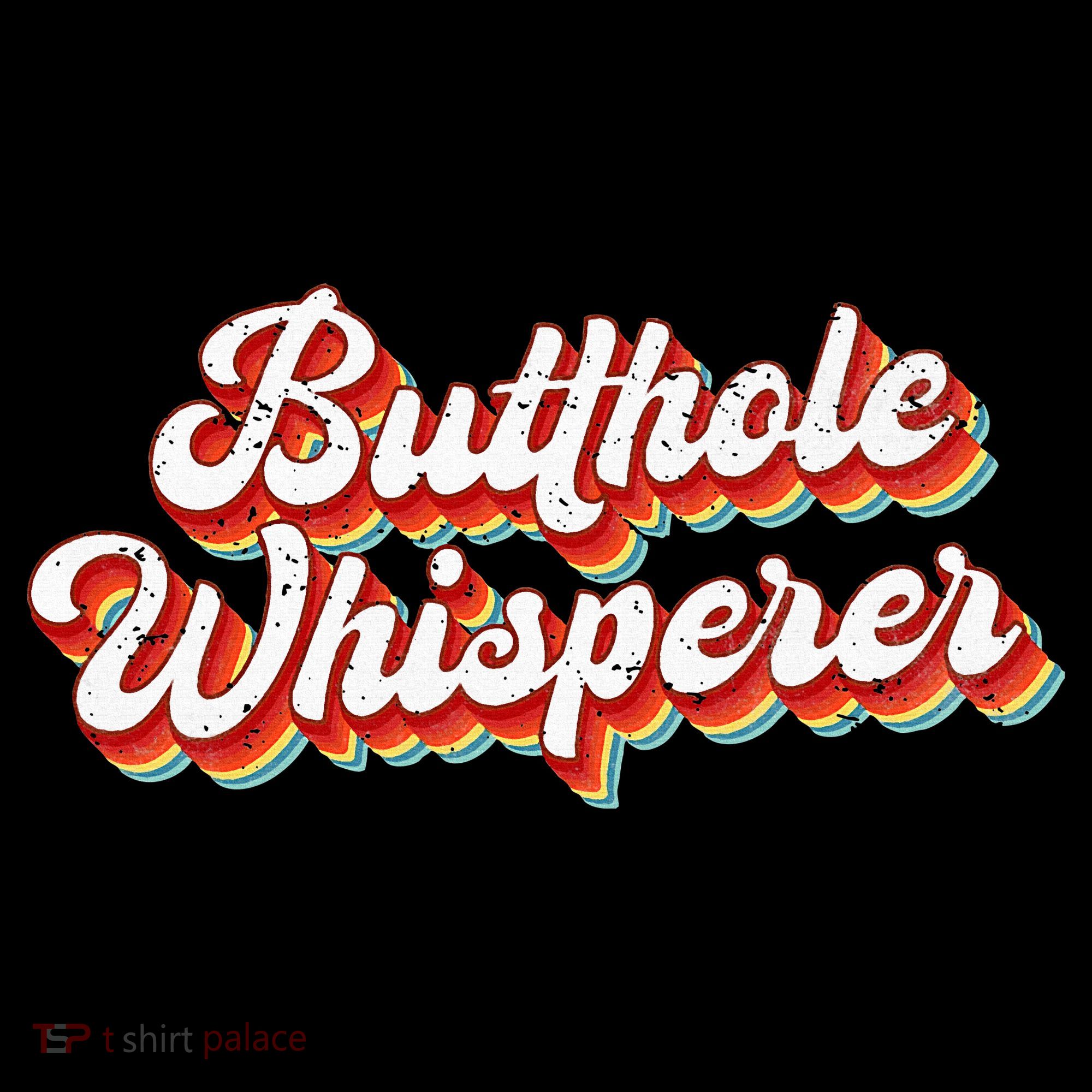 Butthole Whisperer Sarcastic Jokes Retro Coaster