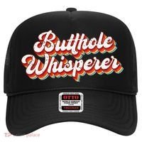 Butthole Whisperer Sarcastic Jokes Retro Hat thumb 0