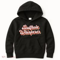 Butthole Whisperer Sarcastic Jokes Retro Kids Hoodie thumb 0