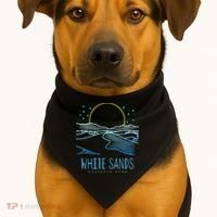 Best White Sands National Park Hike USA-Made Doggie Bandana thumb 1