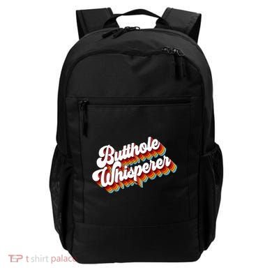 Butthole Whisperer Sarcastic Jokes Retro Backpack