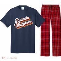 Butthole Whisperer Sarcastic Jokes Retro Pajama Set thumb 0