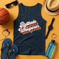Butthole Whisperer Sarcastic Jokes Retro Tank Top thumb 4