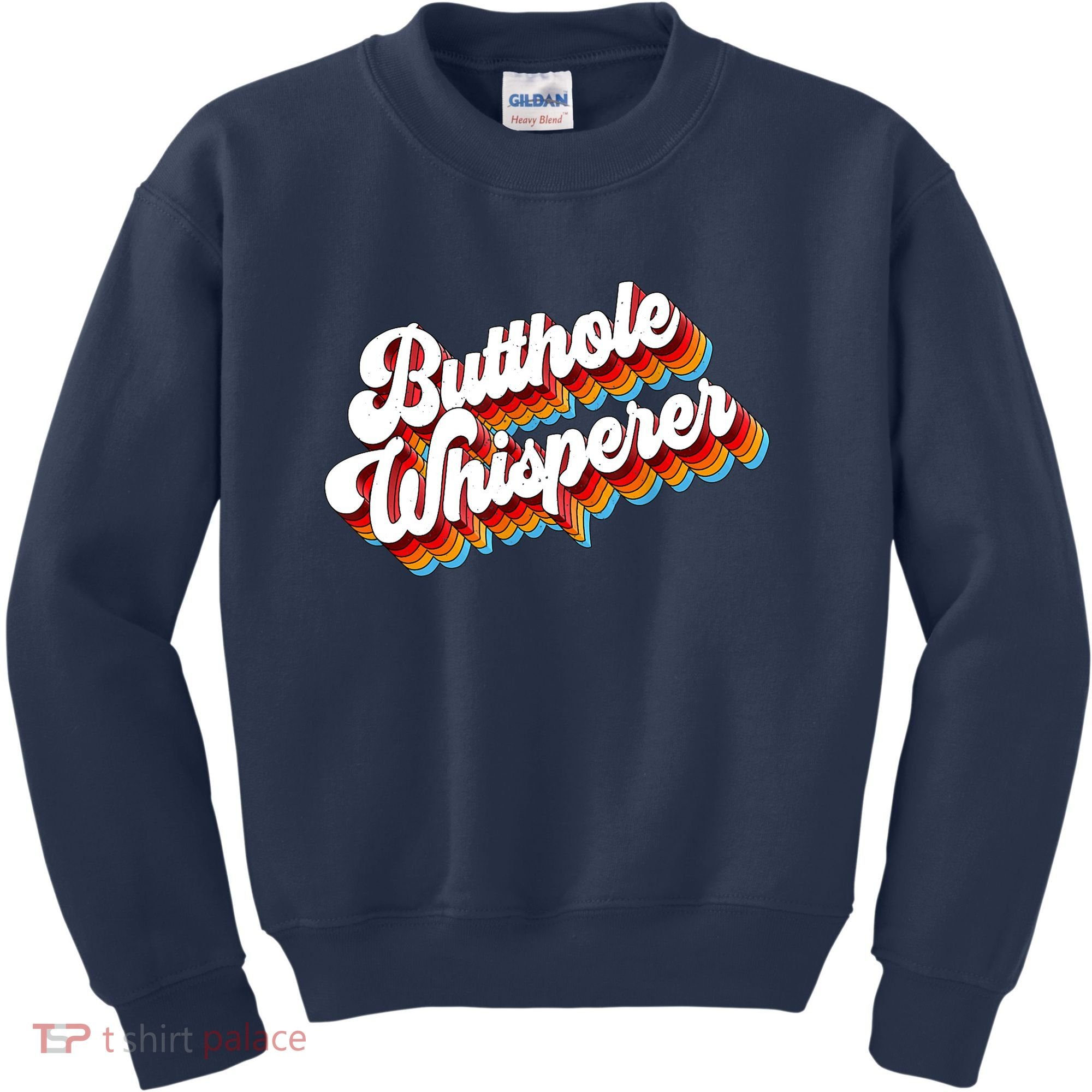 Butthole Whisperer Sarcastic Jokes Retro Kids Sweatshirt